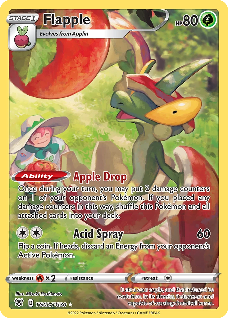Flapple card