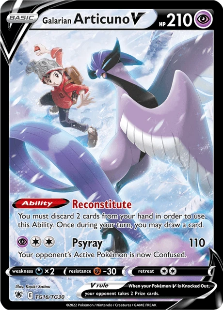 Galarian Articuno V card