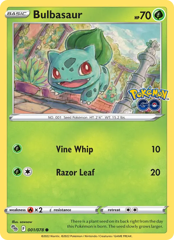 Bulbasaur card