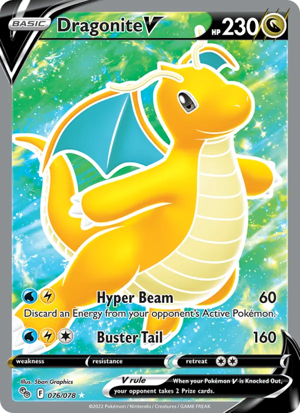 Dragonite V card