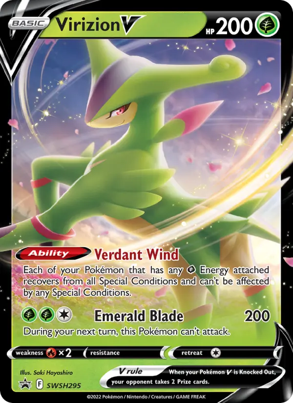 Virizion V card