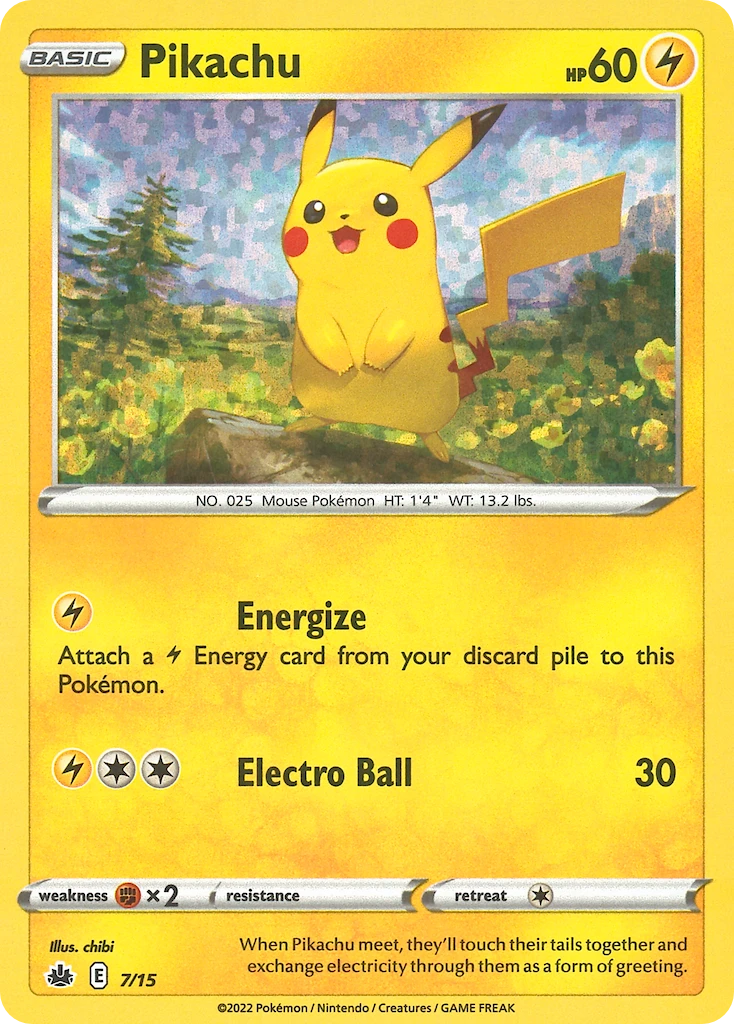 Pikachu card