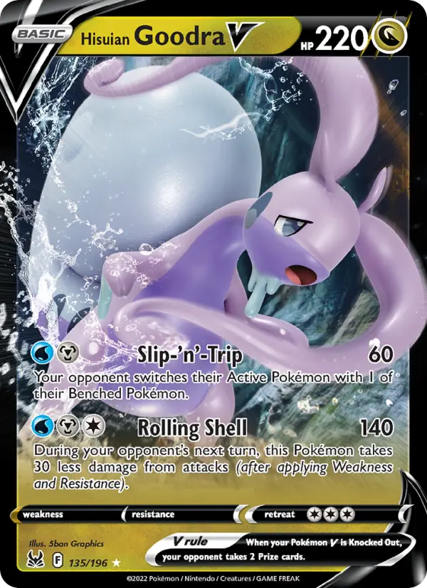 Hisuian Goodra V card
