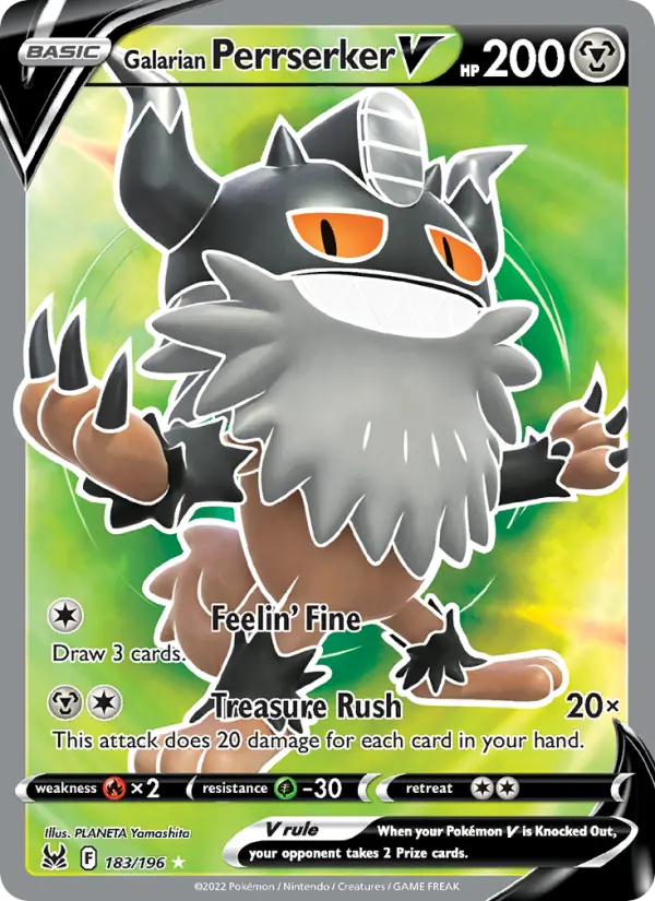 Galarian Perrserker V card