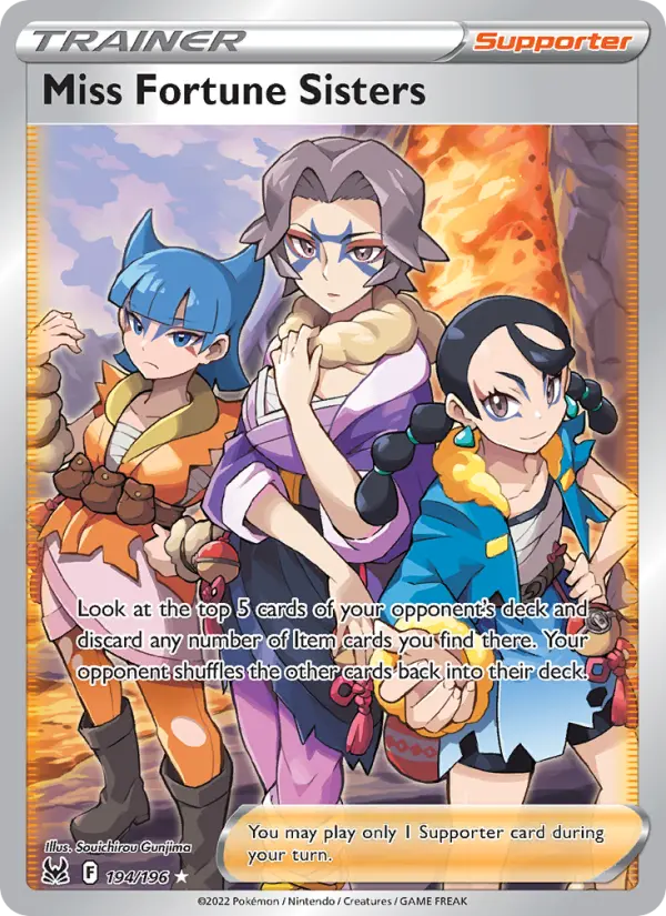 Miss Fortune Sisters card