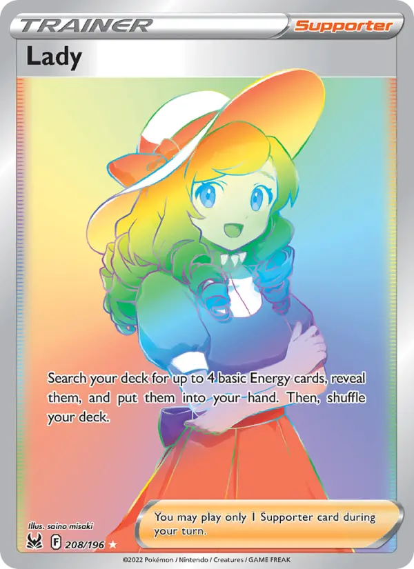 Lady card