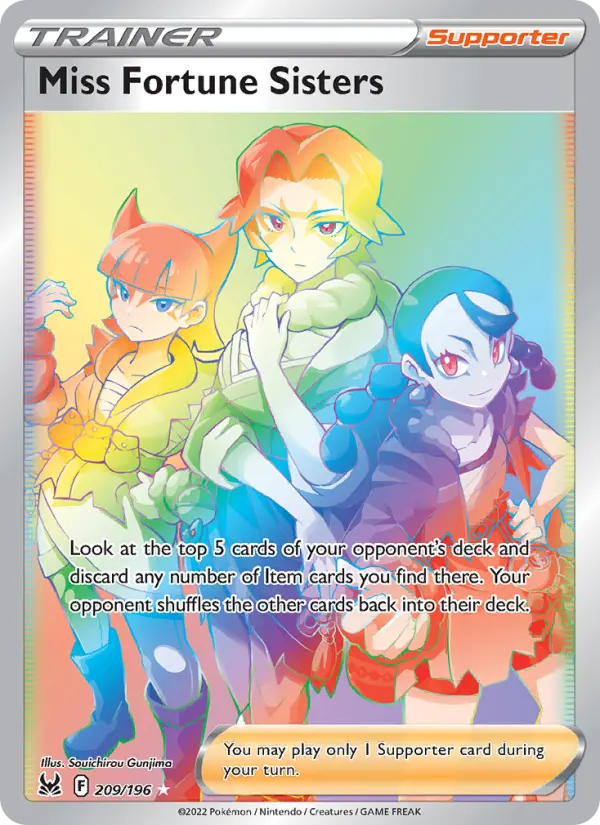 Miss Fortune Sisters card