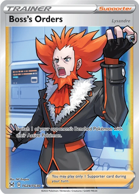 Boss's Orders card