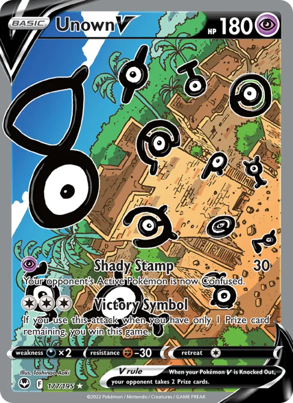 Unown V card