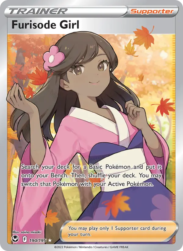 Furisode Girl card