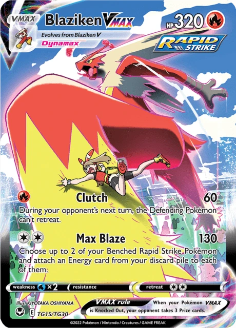 Blaziken VMAX card