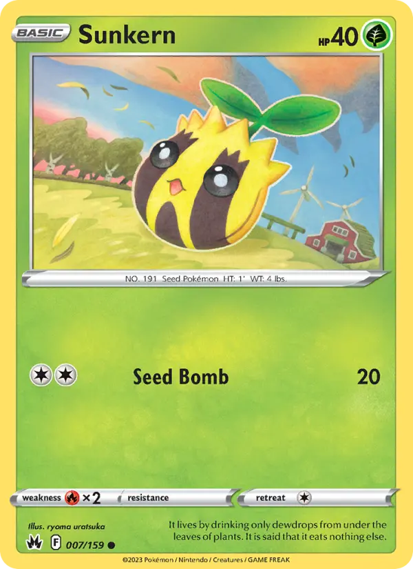 Sunkern card