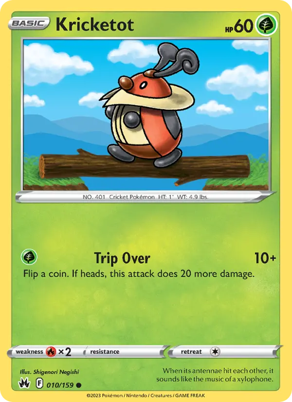 Kricketot card