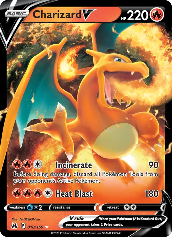Charizard V card