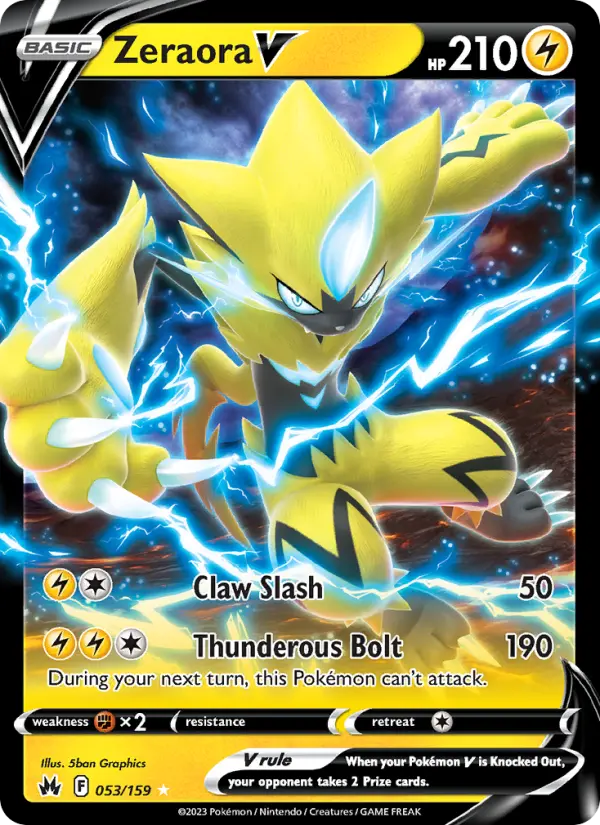 Zeraora V card