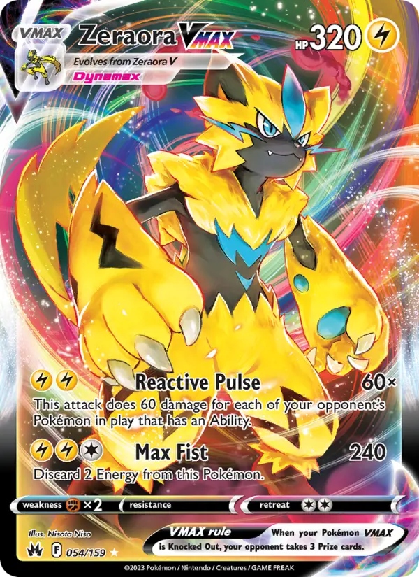 Zeraora VMAX card