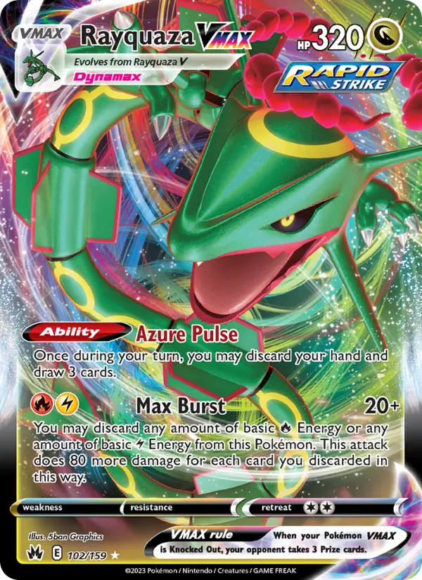 Rayquaza VMAX card
