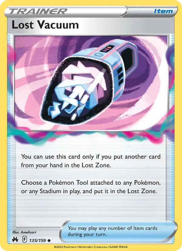 Lost Vacuum card