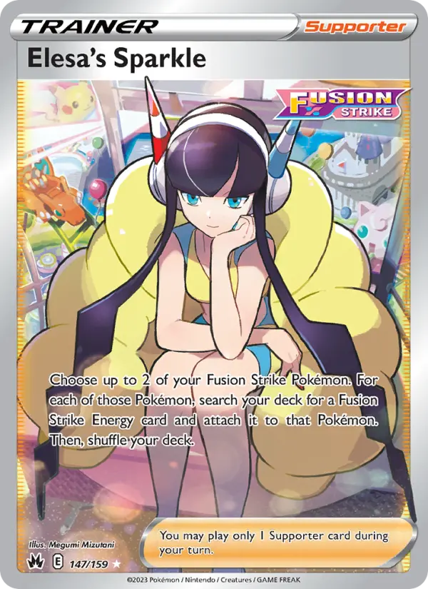 Elesa's Sparkle card