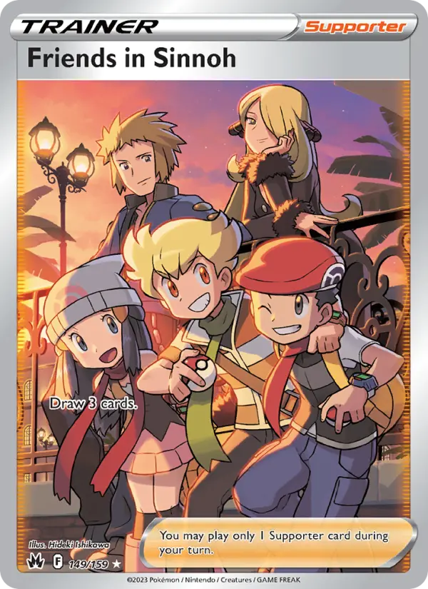 Friends in Sinnoh card