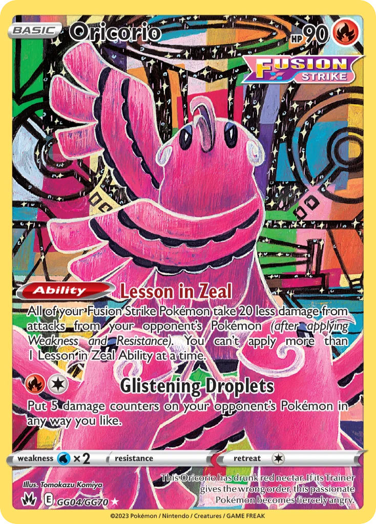 Oricorio card