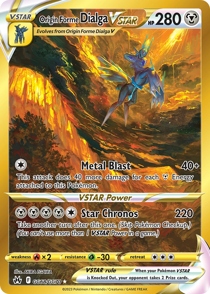 Origin Forme Dialga VSTAR card