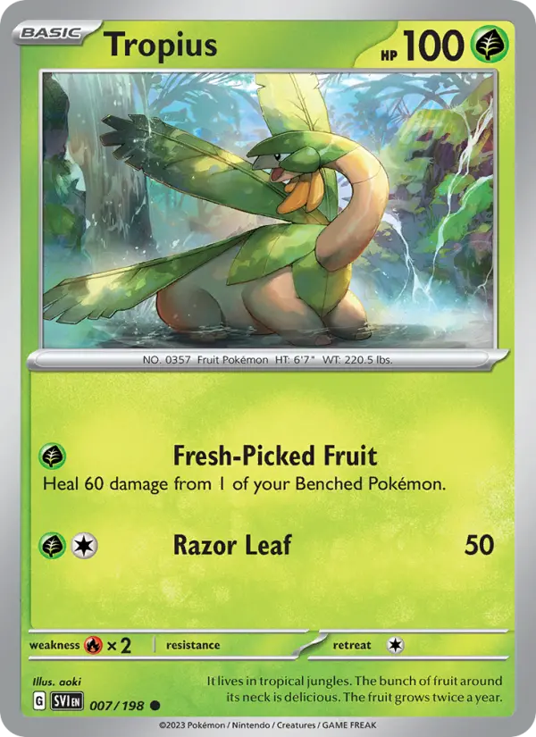 Tropius card