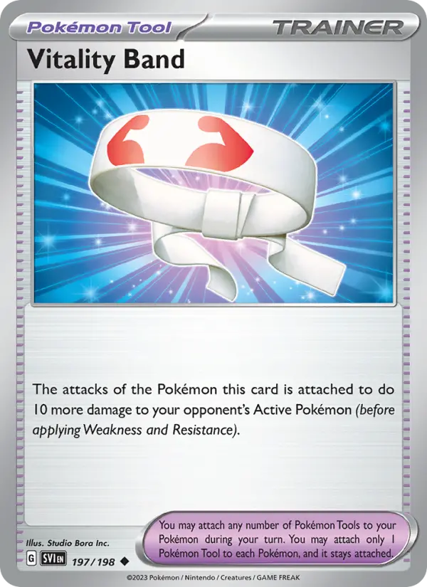 Vitality Band card