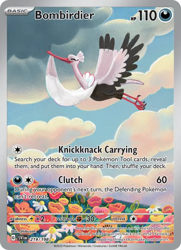 Bombirdier card