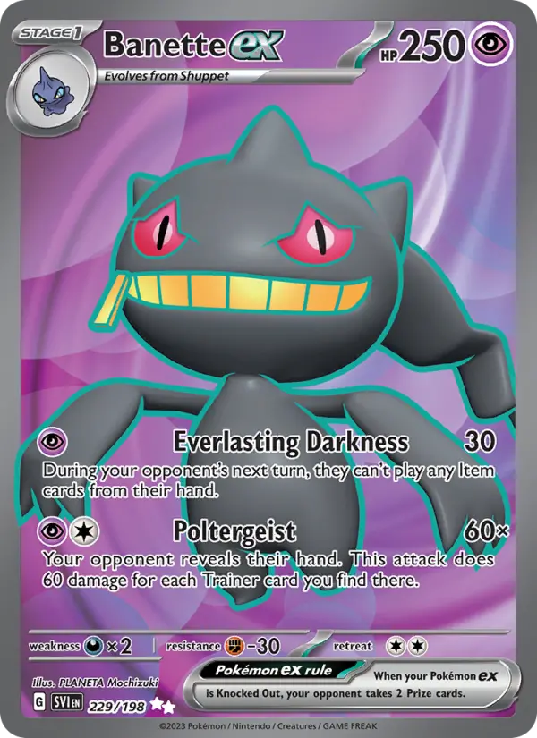 Banette ex card