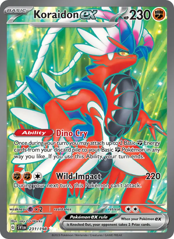 Koraidon ex card