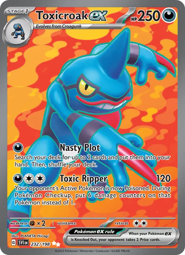 Toxicroak ex card