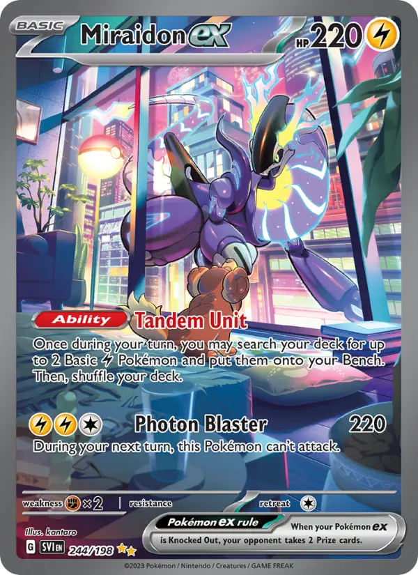 Miraidon ex card