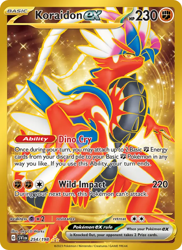 Koraidon ex card