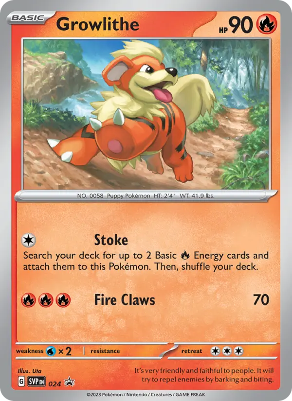 Growlithe card
