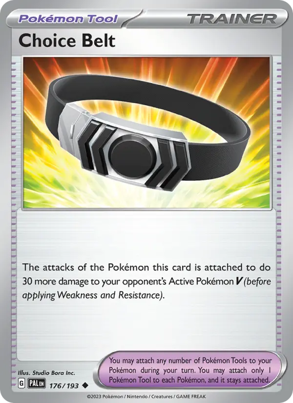 Choice Belt card