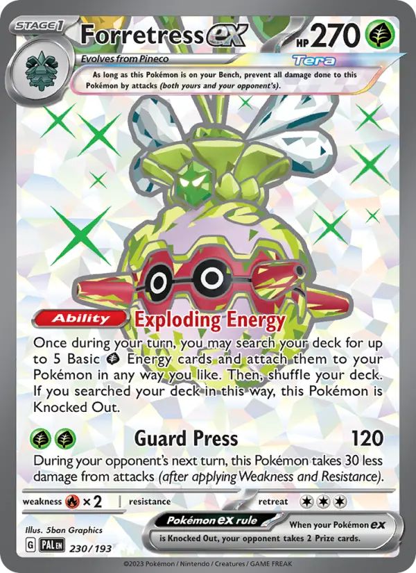 Forretress ex card