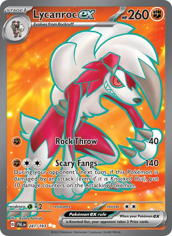 Lycanroc ex card