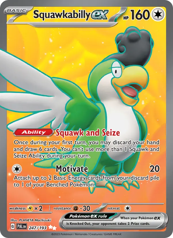 Squawkabilly ex card