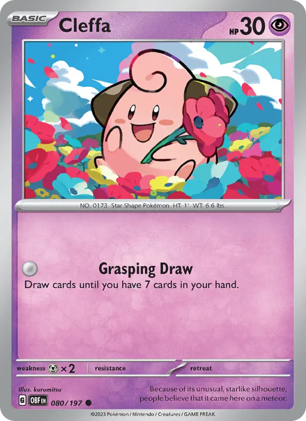 Cleffa card