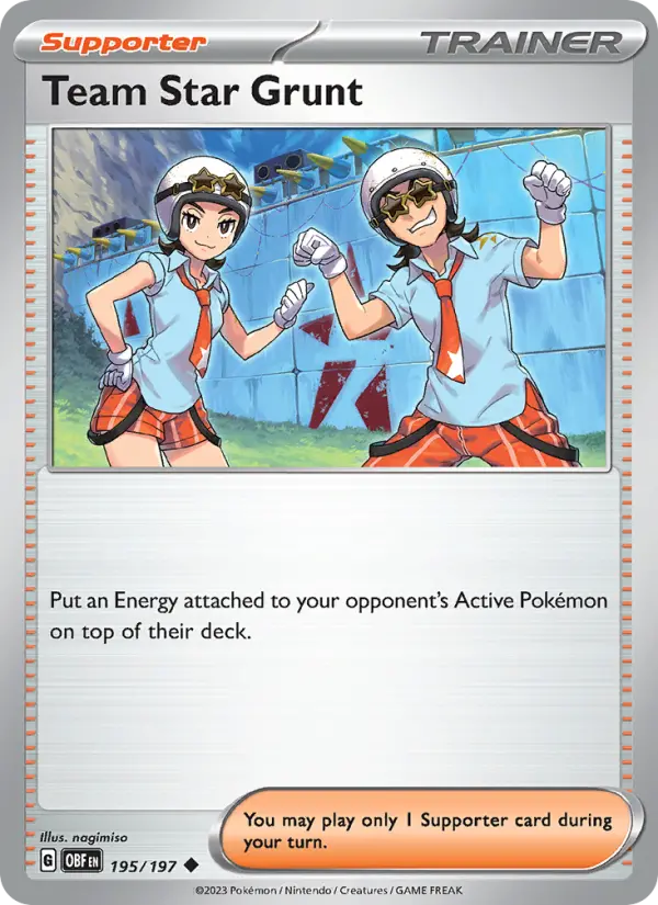 Team Star Grunt card