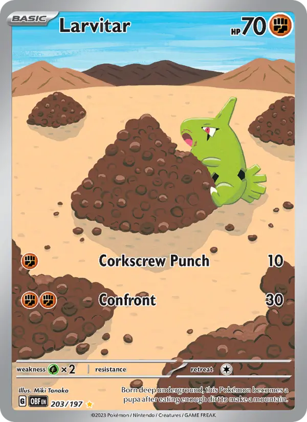 Larvitar card