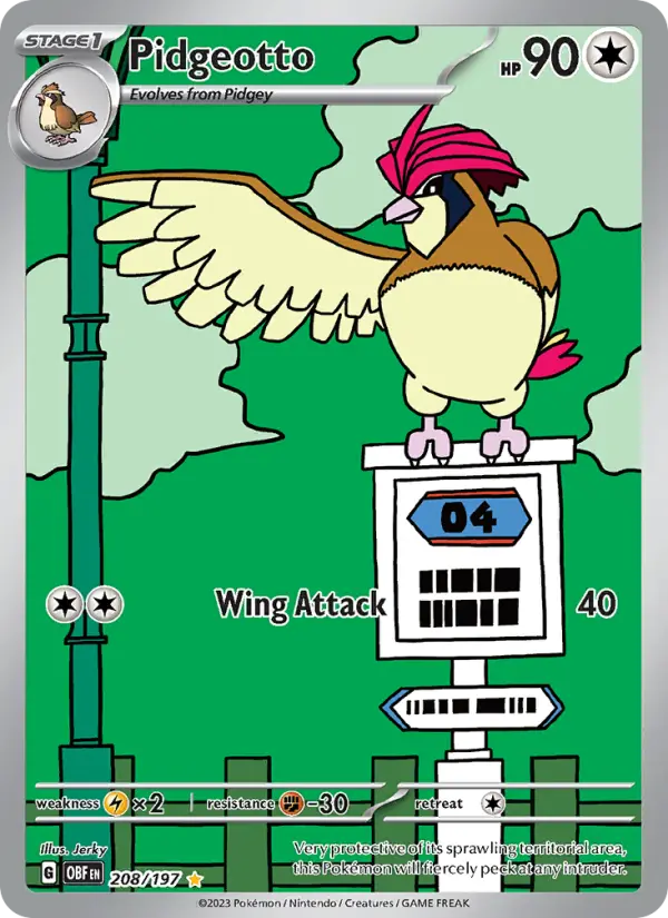 Pidgeotto card