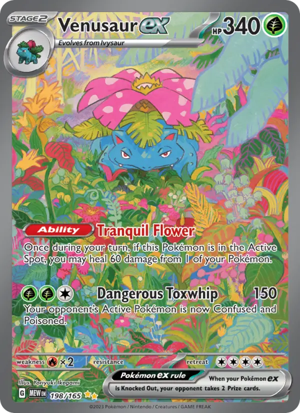 Venusaur ex card