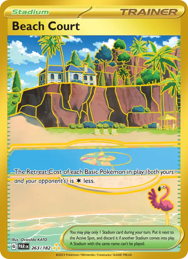 Beach Court card
