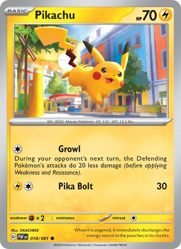 Pikachu card