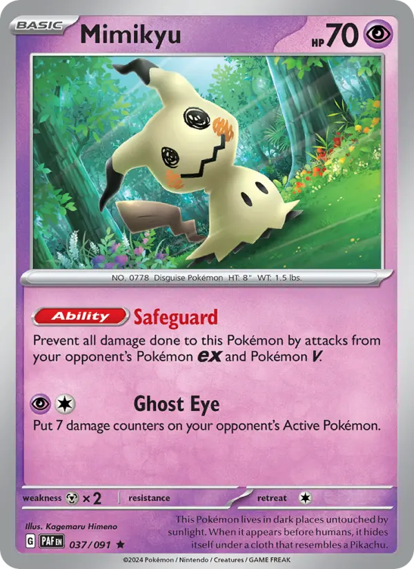 Mimikyu card