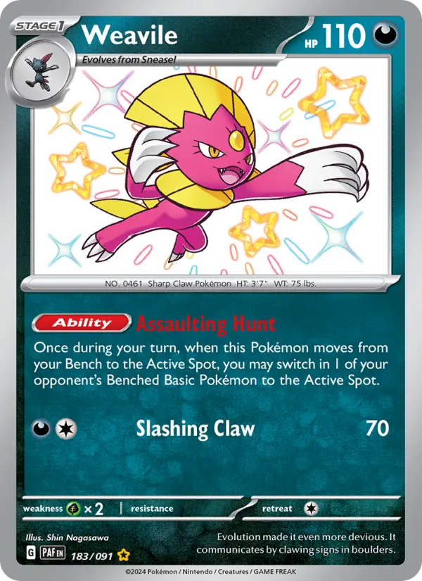 Weavile card