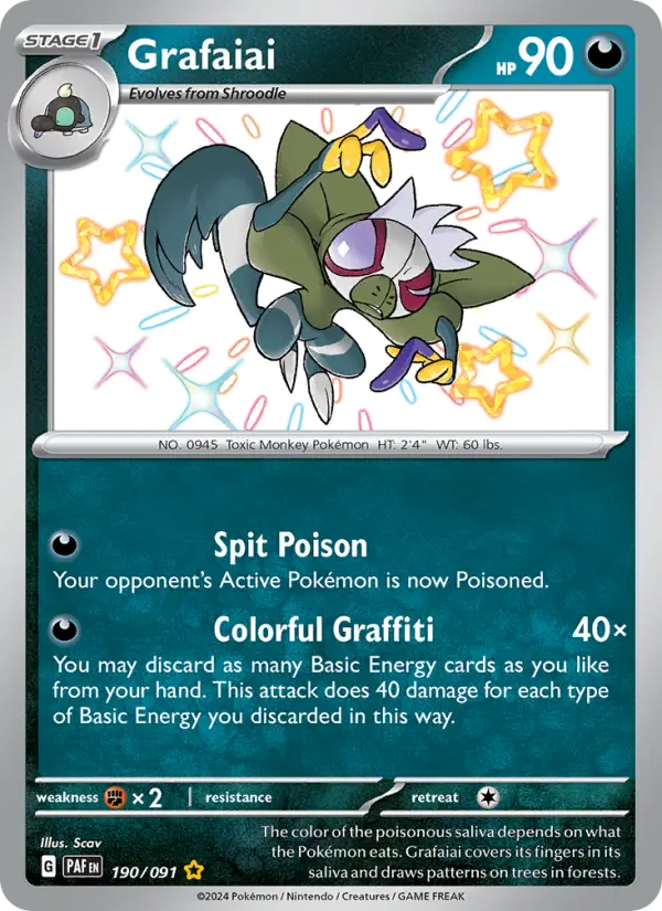 Grafaiai card