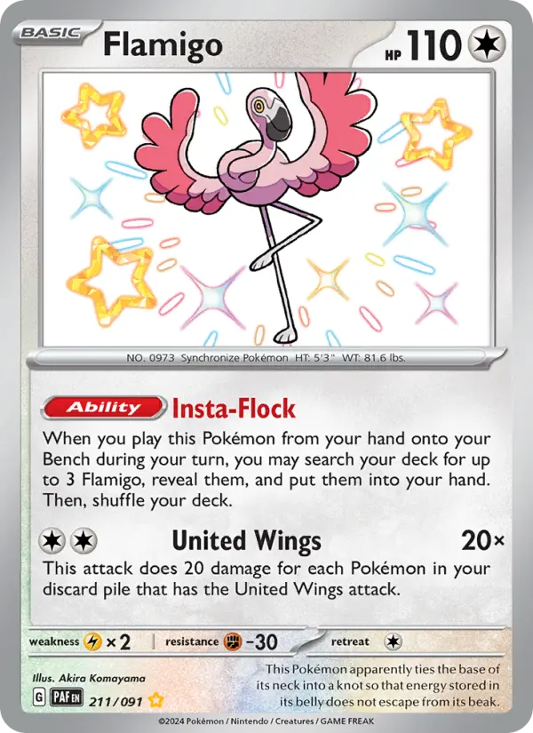 Flamigo card